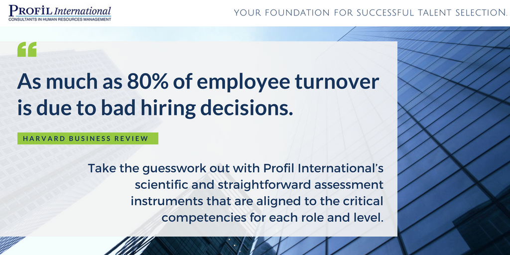 We help you build your foundation for successful talent selection